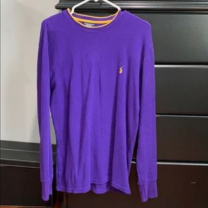 Polo long sleeve sleepwear or under shirt.